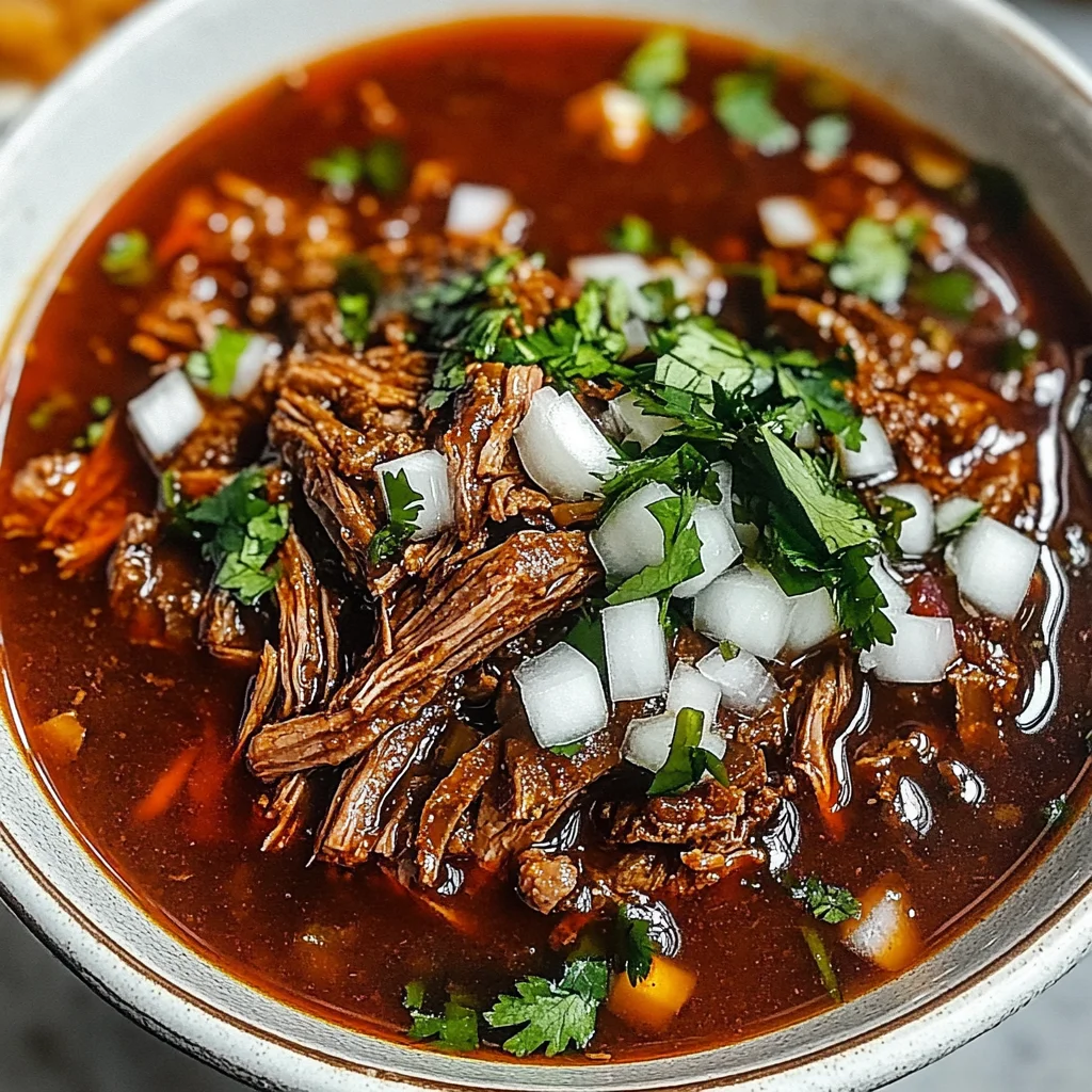 Savory Mexican Birria Crockpot Recipe Easy Delicious