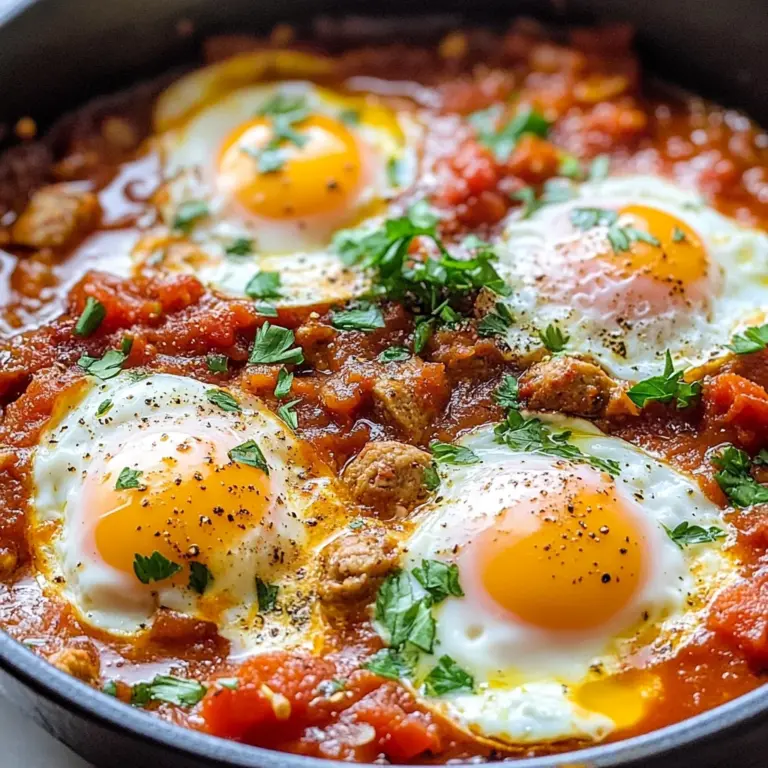 Shakshuka with Turkey Sausage