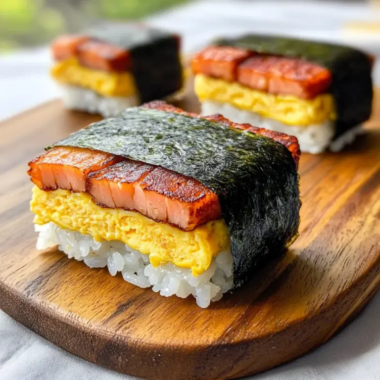 Spam Musubi with Egg