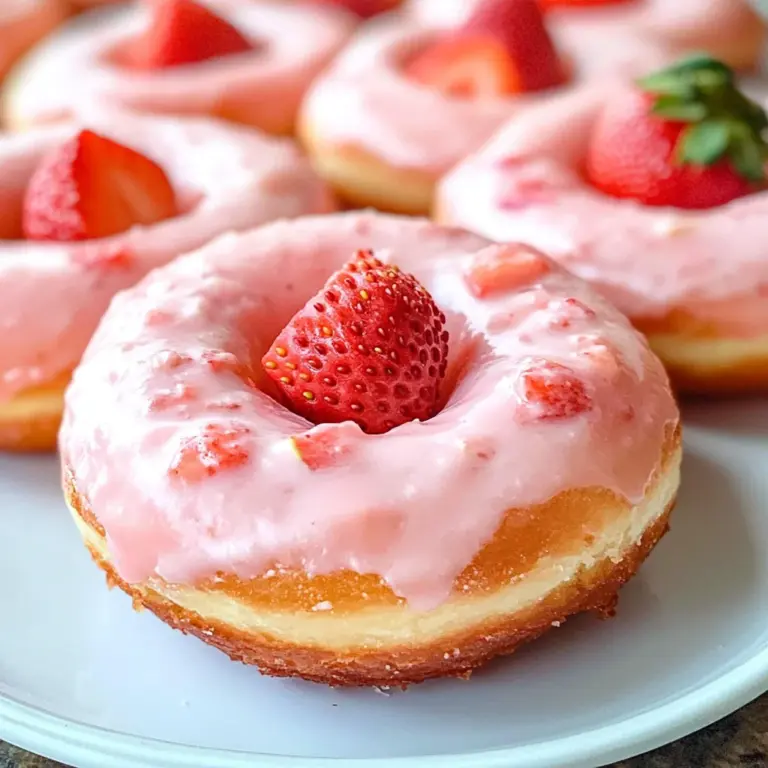 Strawberry Buttermilk Doughnuts Recipe