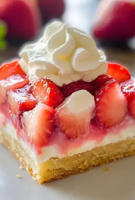 Strawberry Custard Bars