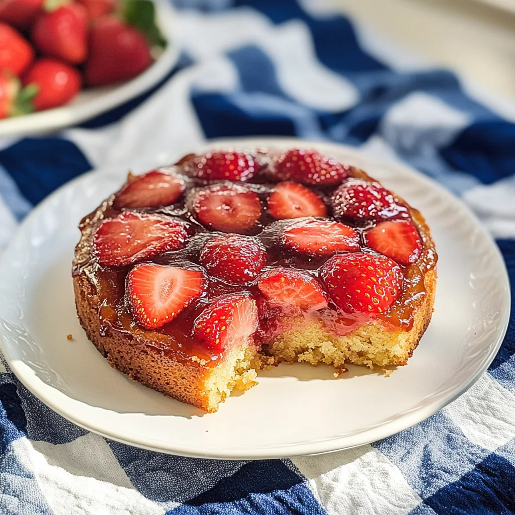 Strawberry Upside Down Cake