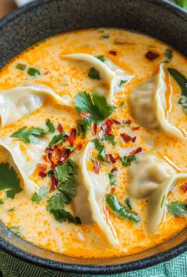 Thai Coconut Potsticker Soup