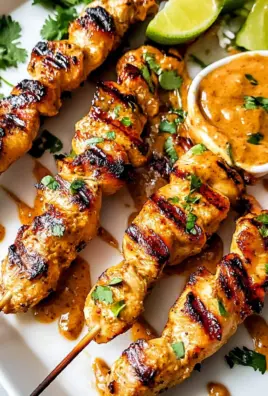 Thai Satay Chicken with Peanut Sauce
