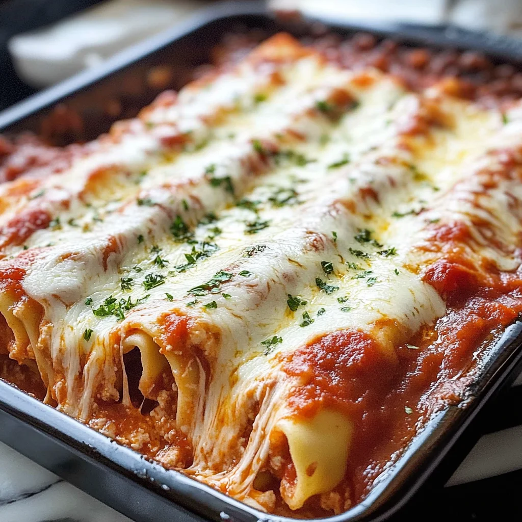 Three Cheese Manicotti