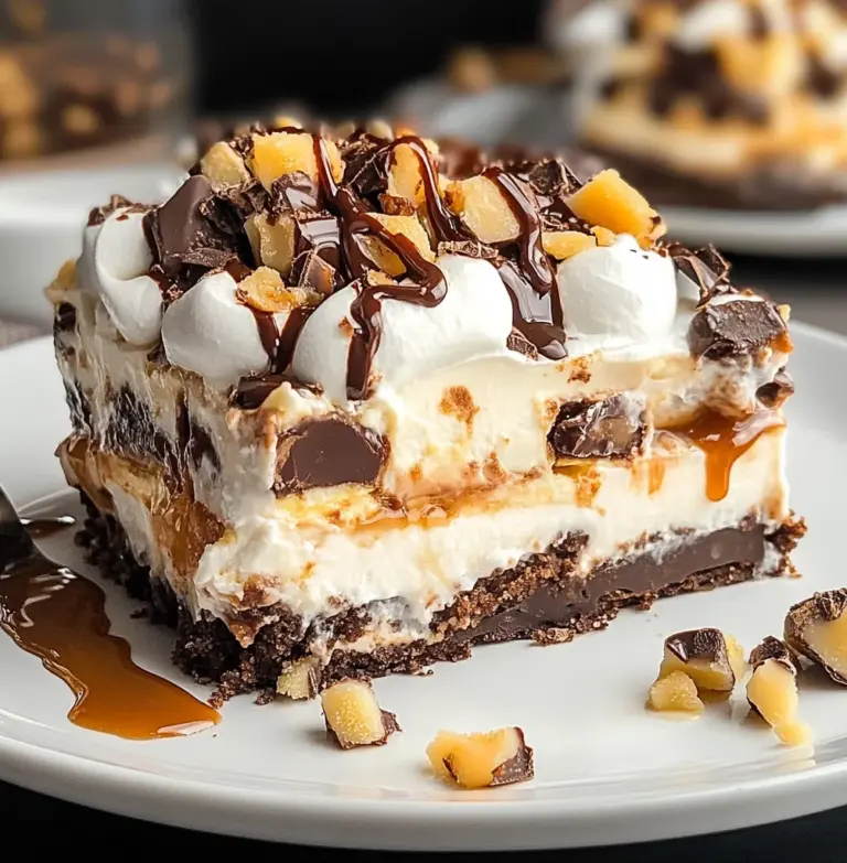 Turtle Lasagna Dessert