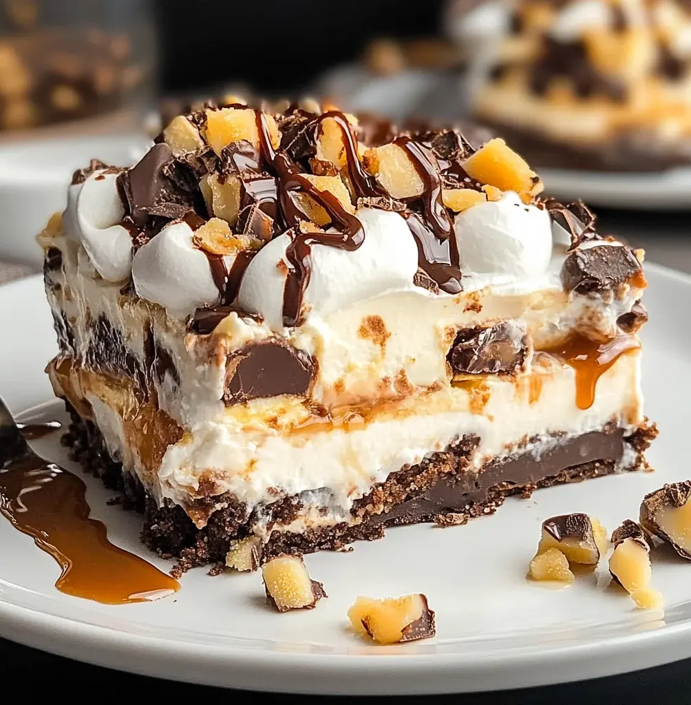 Turtle Lasagna Dessert