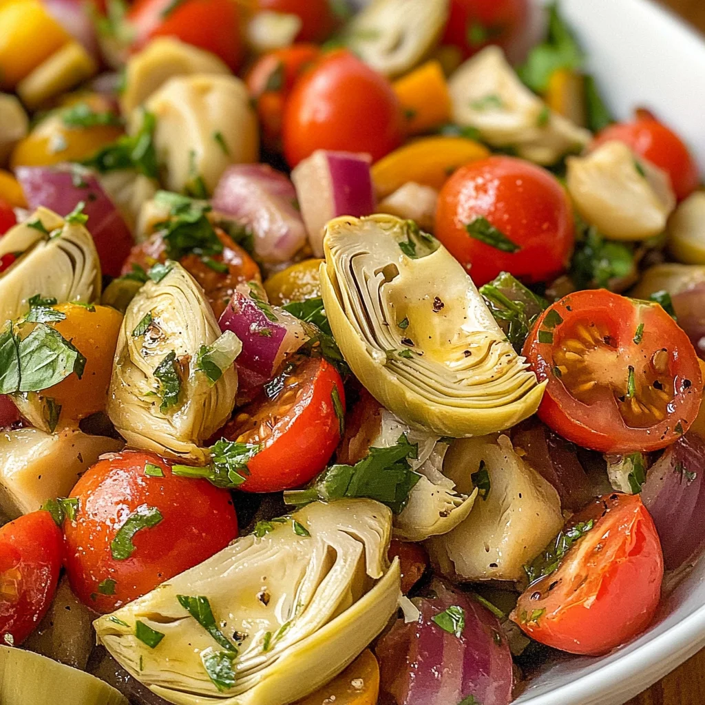 Tuscan Artichoke Tomato Salad