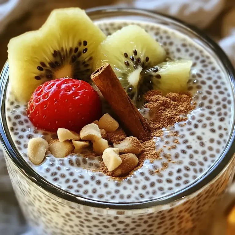 Vanilla Chia Pudding with Cinnamon