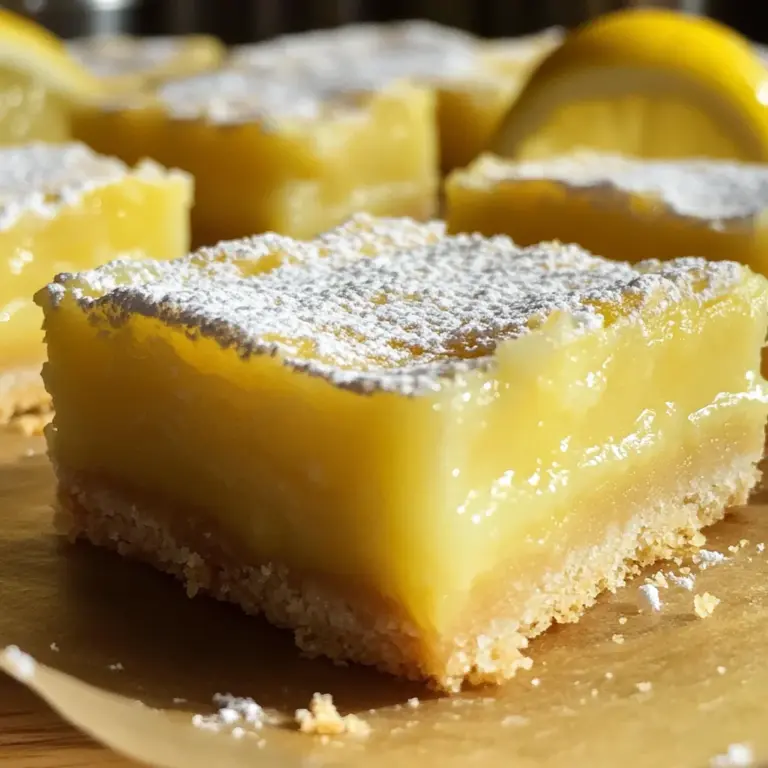Vegan Lemon Bar Recipe