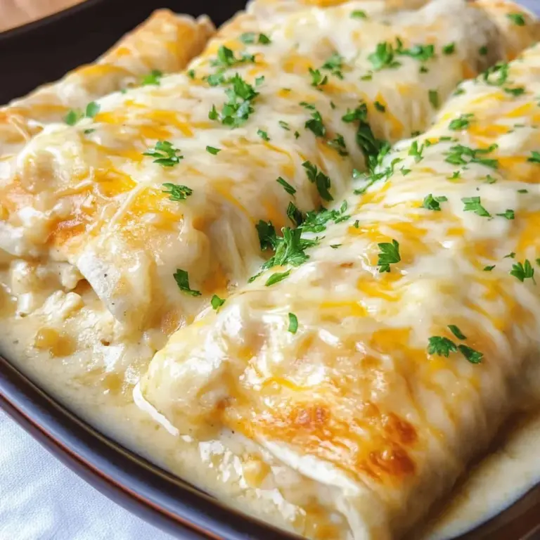 White Chicken Enchiladas