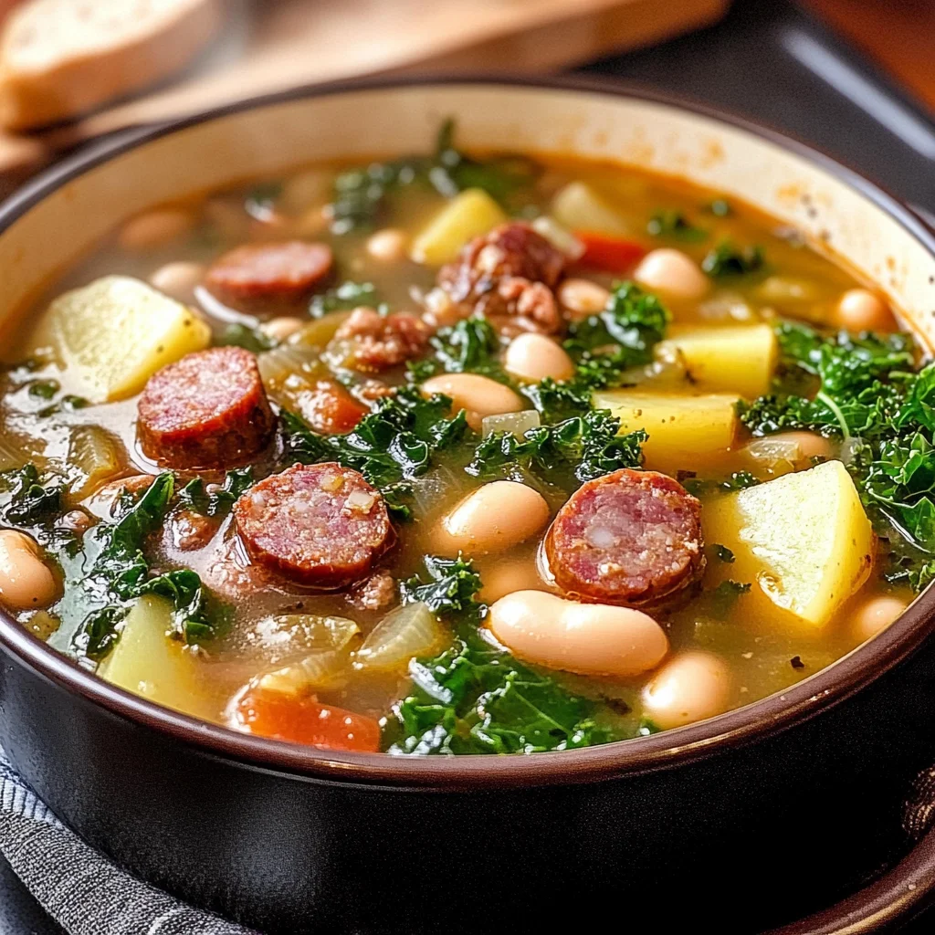 Beef Sausage Soup