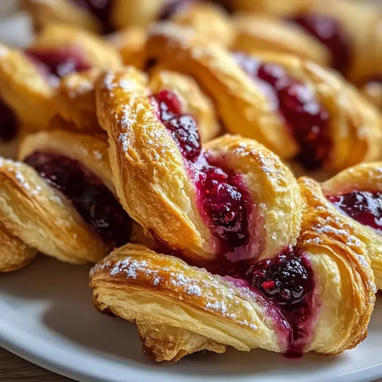 Berry Puff Twists