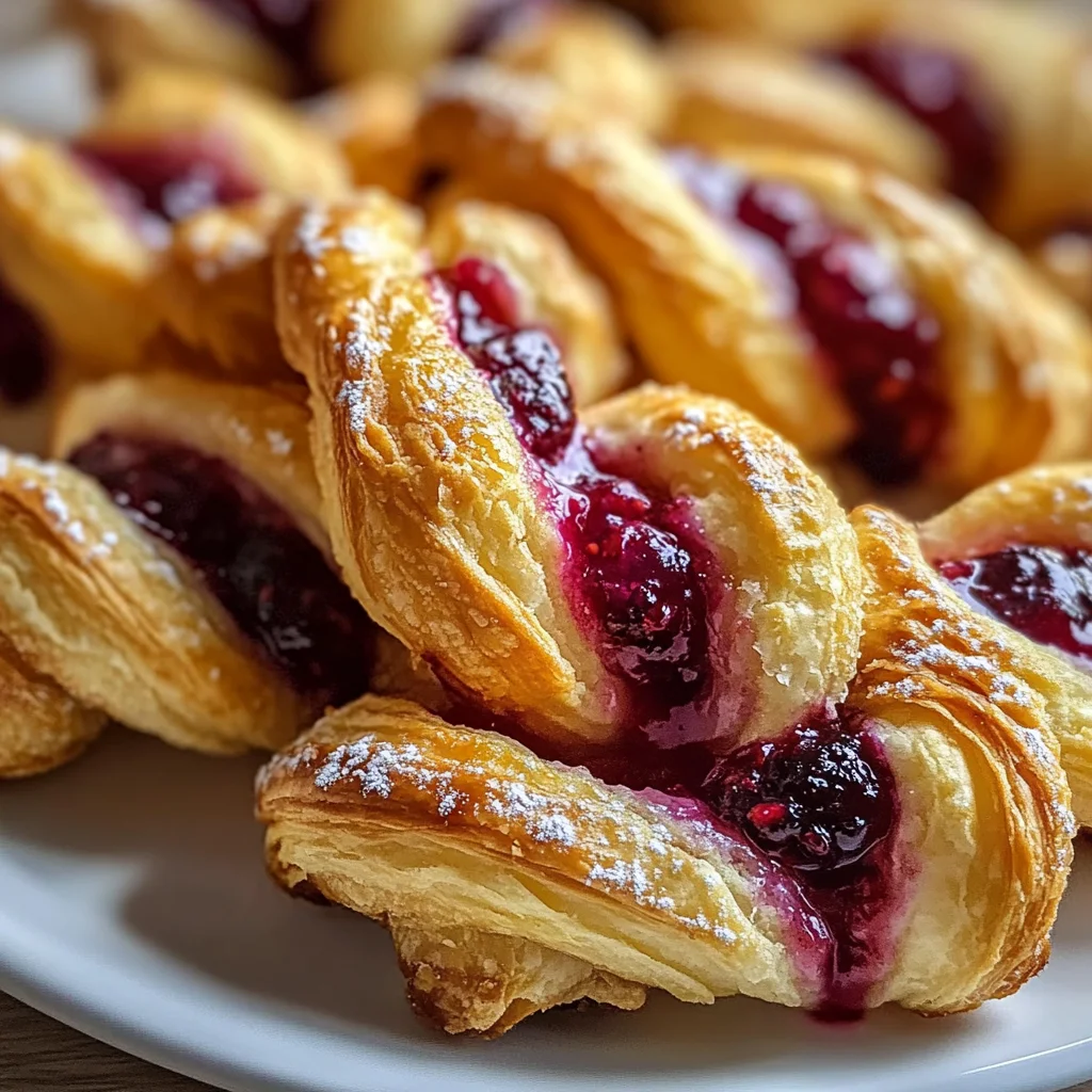 Berry Puff Twists