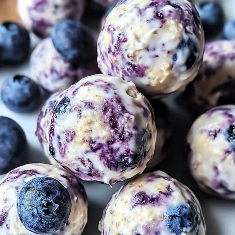 Blueberry Cheesecake Protein Bites