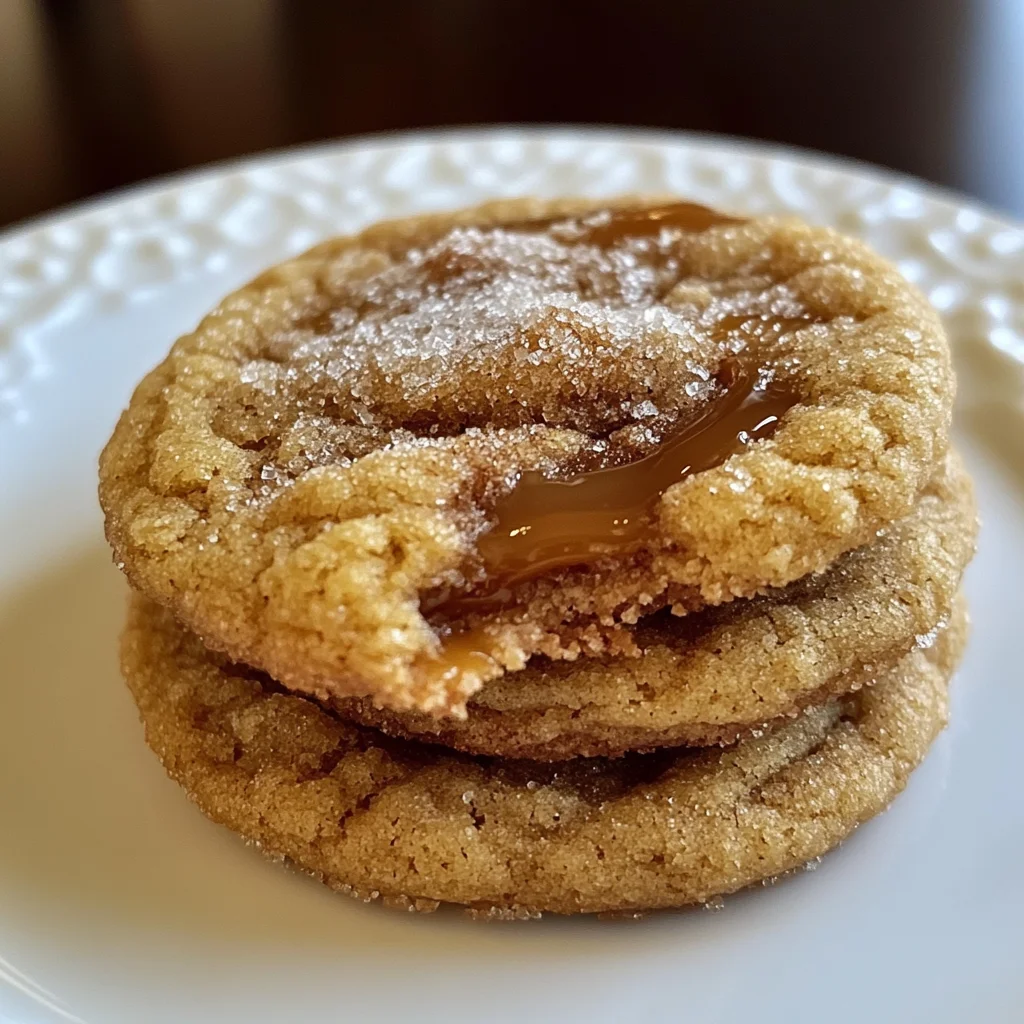 Brown Sugar Cinnamon Caramel Cookies