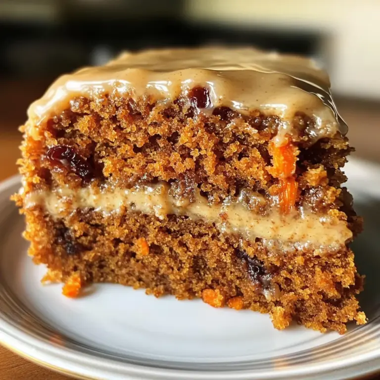 Carrot Date Spice Cake