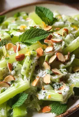 Celery Salad with Greek Yogurt Dressing