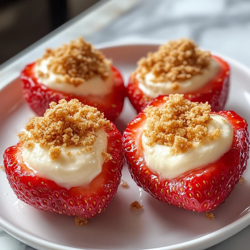 Cheesecake Deviled Strawberries: A Delightful No-Bake Treat!