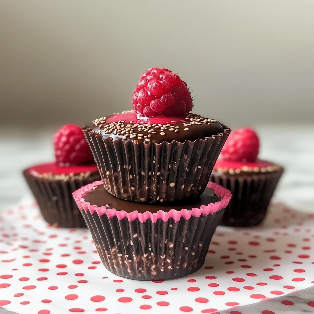Chocolate Raspberry Chia Cups