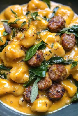 Creamy Pumpkin Gnocchi with Spinach and Sausage (30-Minute, One-Pan)