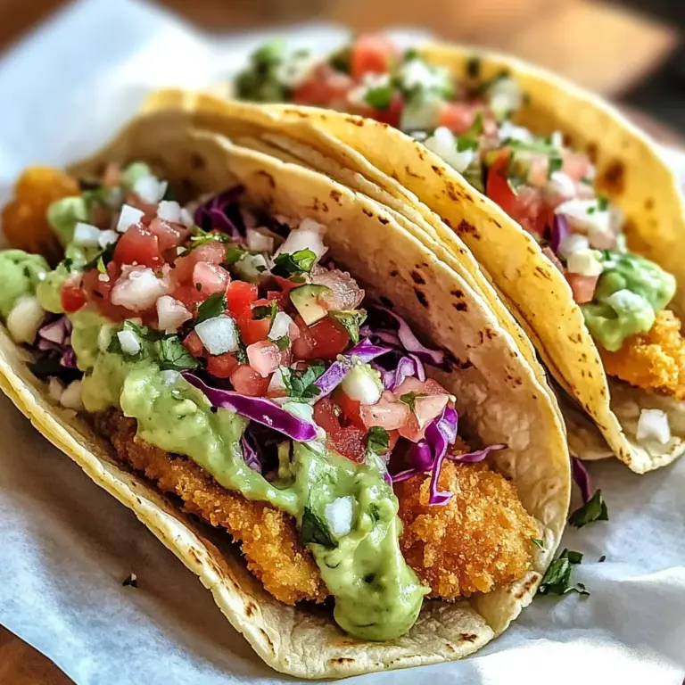 Crispy Baja Fish Tacos with Avocado Crema (30-Minutes)
