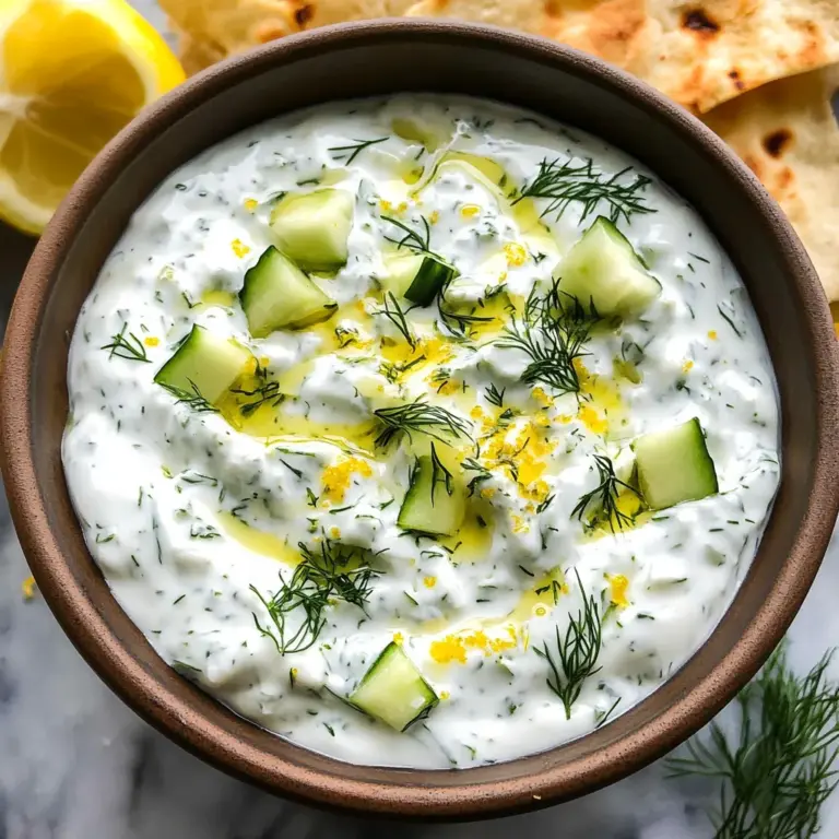 Easy 10 Minute Healthy Tzatziki Sauce