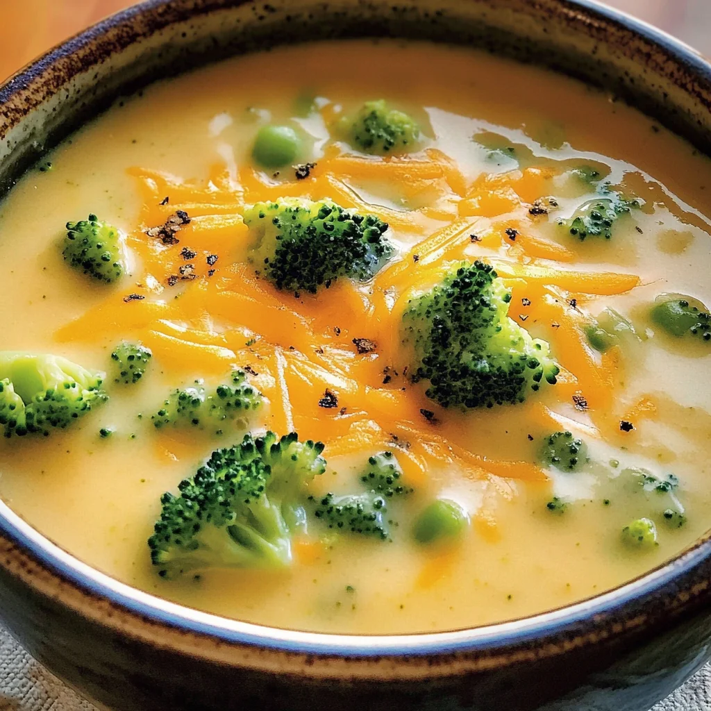 Easy Broccoli Cheddar Soup