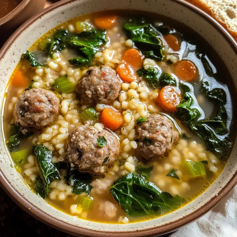 Easy Italian Wedding Soup Recipe