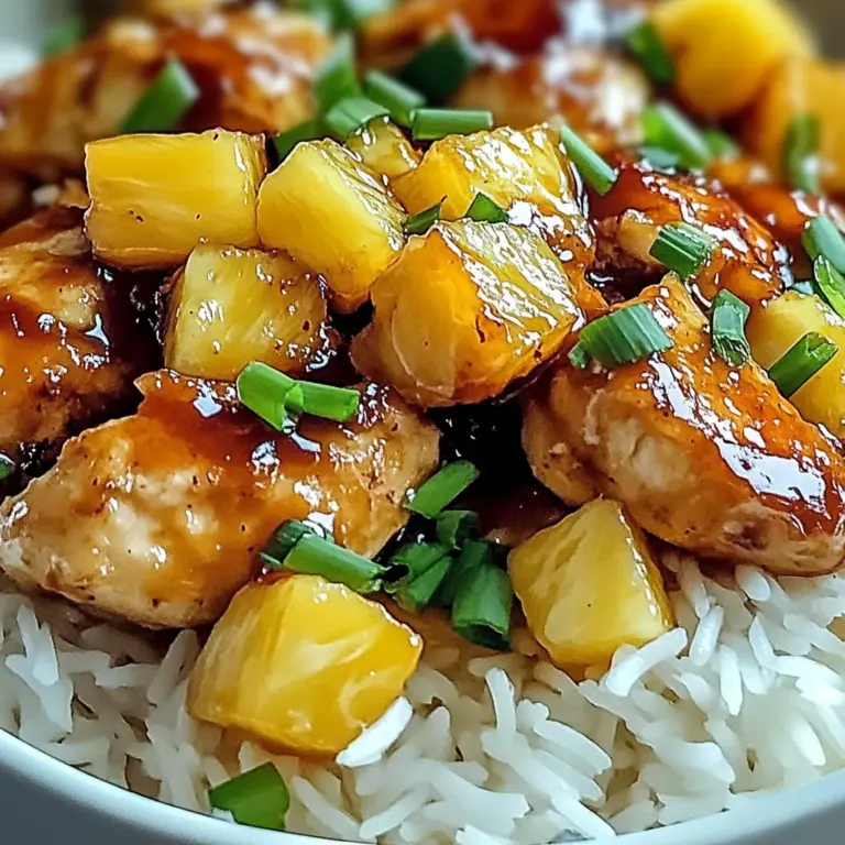 Easy Pineapple Chicken with Rice: A Flavorful Tropical Twist