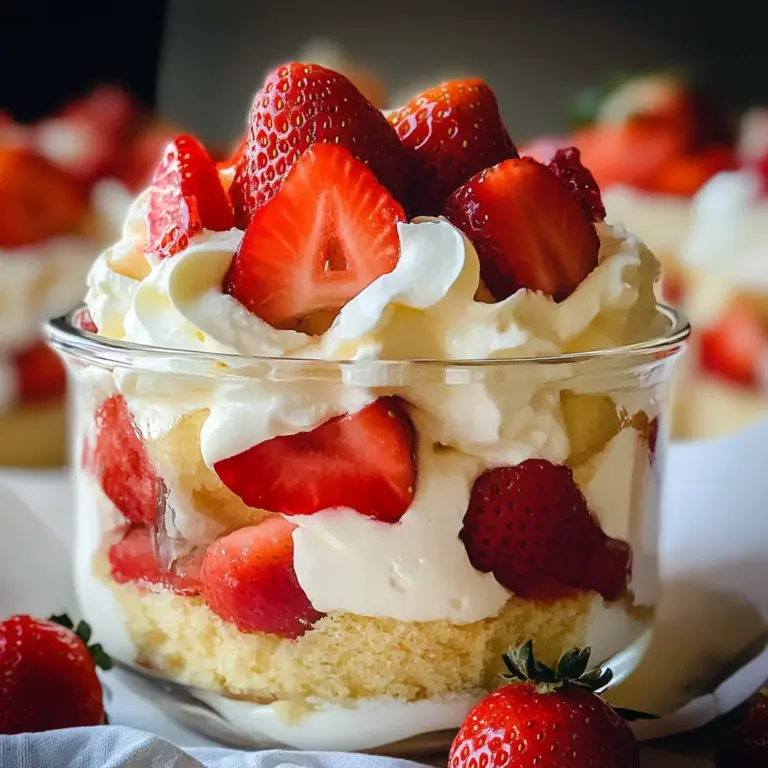 Easy Strawberry Shortcake Trifle