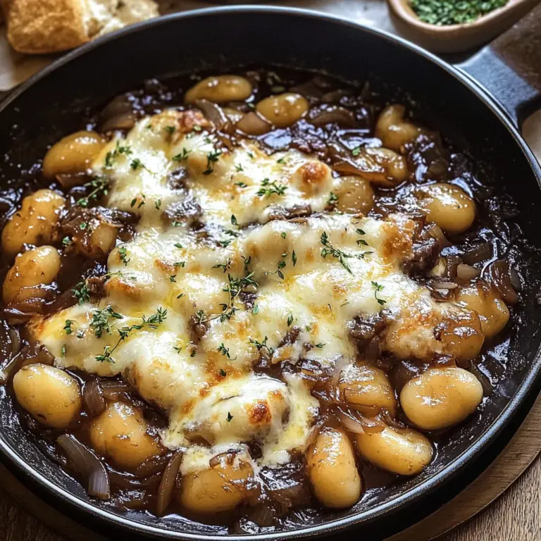 French Onion Gnocchi