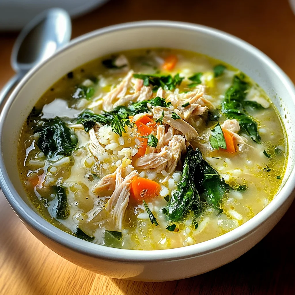 Greek Lemon Chicken Soup