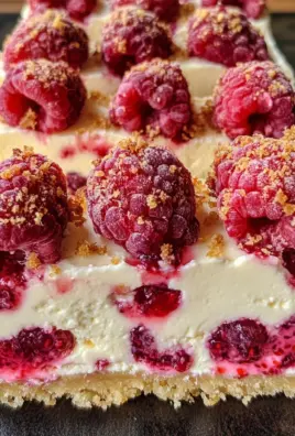 Healthy Raspberry Cheesecake Bars
