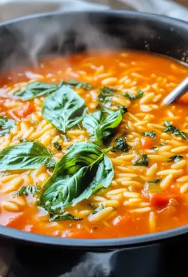 Hearty Tomato Orzo Soup