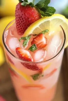Homemade Strawberry Lemonade