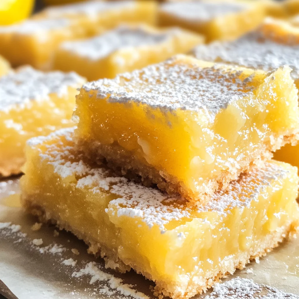 Lemon Bars (with Shortbread Crust!)