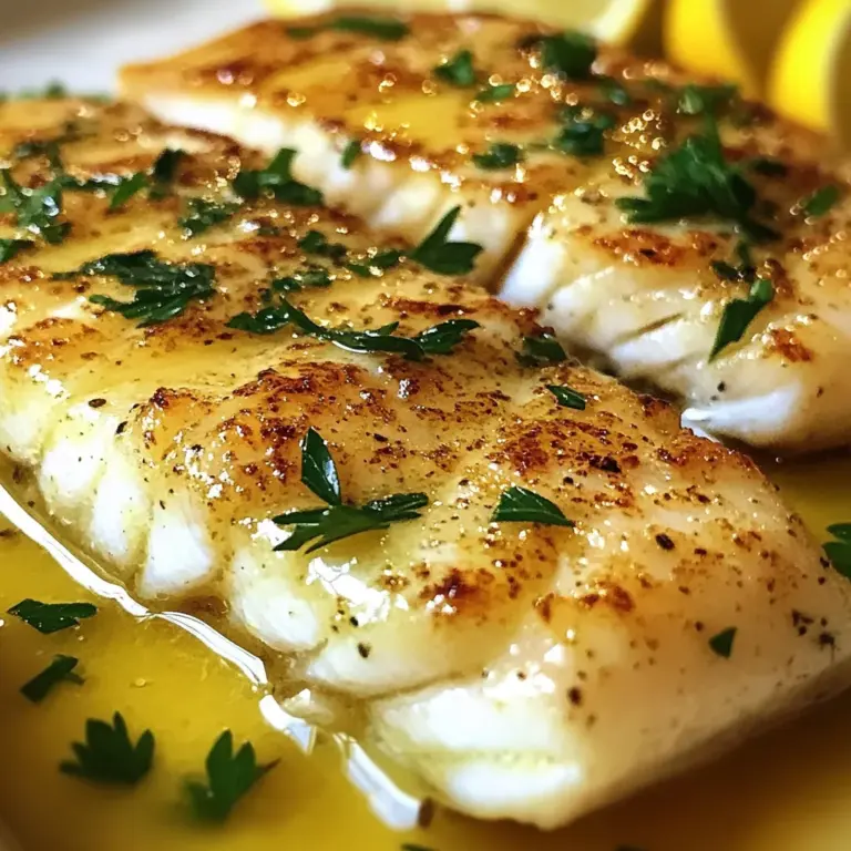 Lemon Butter Fish Fillet