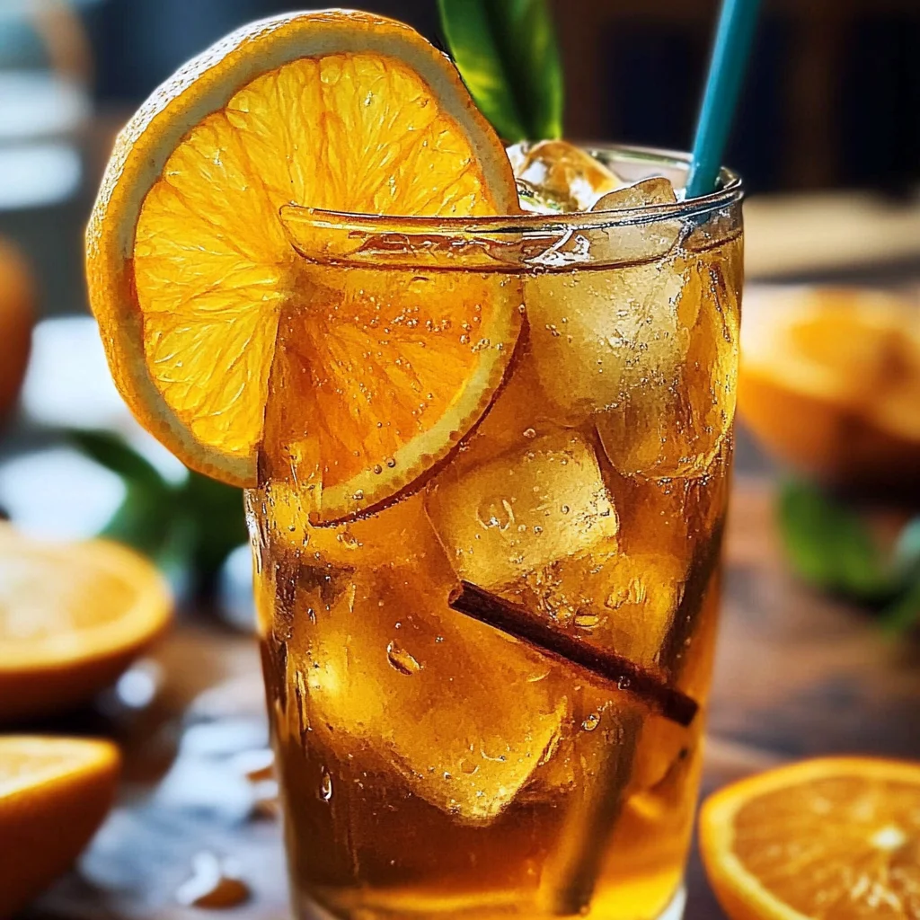 Orange Cinnamon Iced Tea