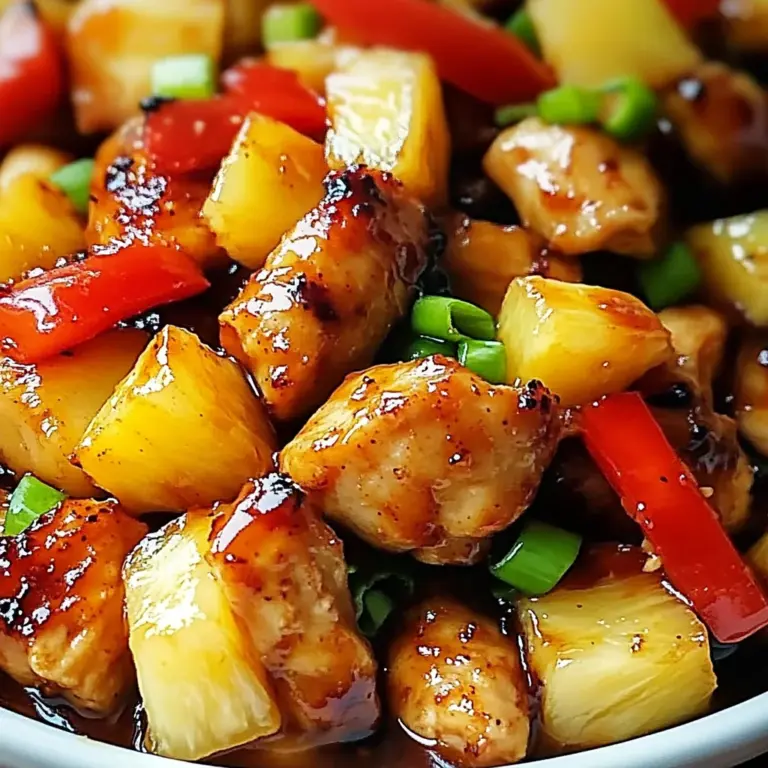 Pineapple Chicken and Rice Recipe -Tropical Dinner Ideas