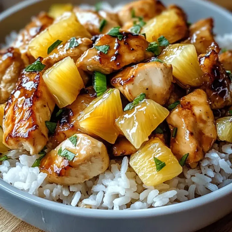 Pollo Piña Arroz