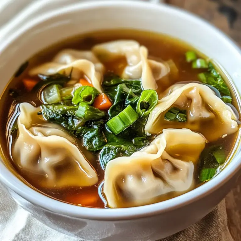 Potsticker Soup: A Comforting Delight