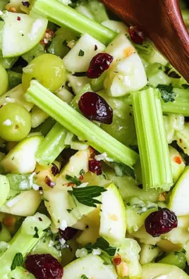 Simple Celery Salad (Waldorf Apple Salad)